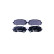 Juego de pastillas de freno 8DB 355 014-901 Hella