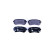 Juego de pastillas de freno 8DB 355 014-911 Hella