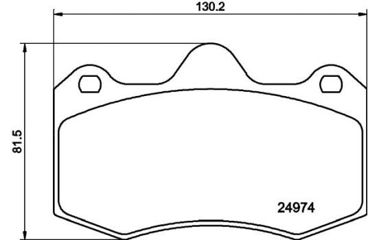 Juego de pastillas de freno 8DB 355 015-111 Hella, Imagen 4