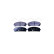 Juego de pastillas de freno 8DB 355 015-461 Hella