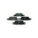 Juego de pastillas de freno 8DB 355 015-651 Hella