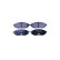 Juego de pastillas de freno 8DB 355 015-771 Hella