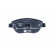 Juego de pastillas de freno 8DB 355 015-791 Hella, Miniatura 3