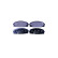 Juego de pastillas de freno 8DB 355 015-831 Hella