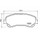 Juego de pastillas de freno 8DB 355 015-911 Hella, Miniatura 4
