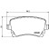 Juego de pastillas de freno 8DB 355 015-951 Hella, Miniatura 4