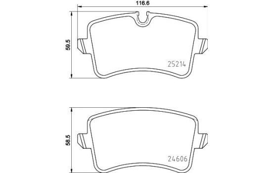Juego de pastillas de freno 8DB 355 016-001 Hella, Imagen 4