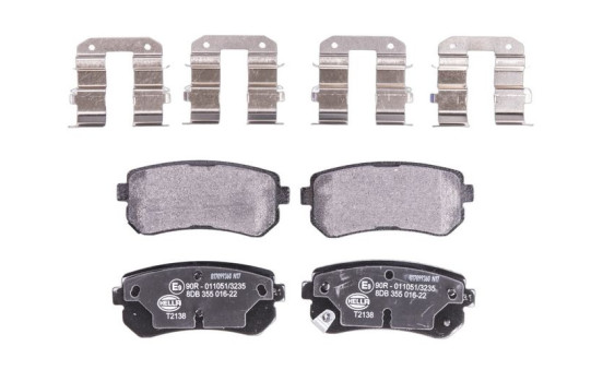 Juego de pastillas de freno 8DB 355 016-221 Hella, Imagen 2
