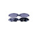 Juego de pastillas de freno 8DB 355 016-461 Hella