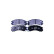 Juego de pastillas de freno 8DB 355 016-531 Hella