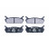 Juego de pastillas de freno 8DB 355 016-601 Hella