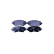 Juego de pastillas de freno 8DB 355 017-101 Hella