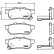 Juego de pastillas de freno 8DB 355 017-151 Hella, Miniatura 4