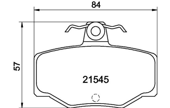 Juego de pastillas de freno 8DB 355 018-021 Hella, Imagen 7