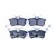 Juego de pastillas de freno 8DB 355 018-411 Hella
