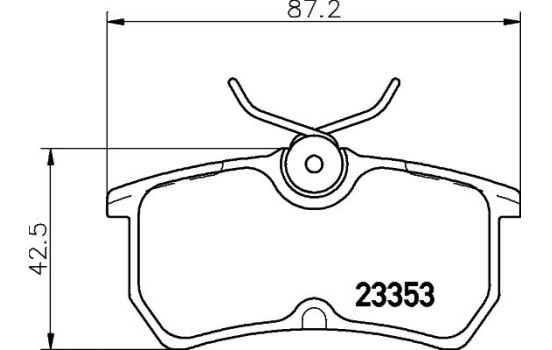 Juego de pastillas de freno 8DB 355 018-411 Hella, Imagen 7
