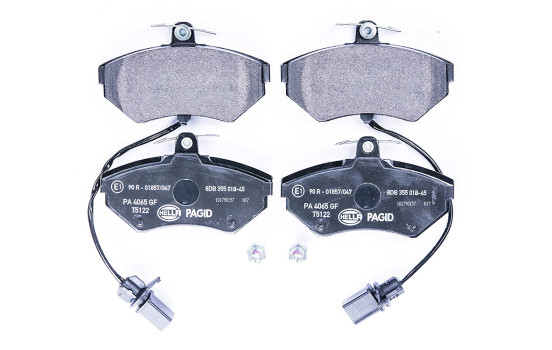 Juego de pastillas de freno 8DB 355 018-451 Hella