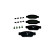 Juego de pastillas de freno 8DB 355 018-551 Hella