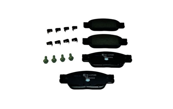Juego de pastillas de freno 8DB 355 018-551 Hella