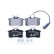 Juego de pastillas de freno 8DB 355 018-601 Hella