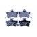 Juego de pastillas de freno 8DB 355 018-611 Hella