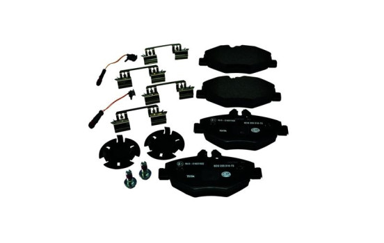 Juego de pastillas de freno 8DB 355 018-731 Hella