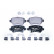 Juego de pastillas de freno 8DB 355 018-781 Hella
