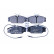Juego de pastillas de freno 8DB 355 019-181 Hella