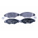 Juego de pastillas de freno 8DB 355 019-311 Hella