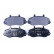 Juego de pastillas de freno 8DB 355 019-321 Hella