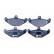 Juego de pastillas de freno 8DB 355 019-401 Hella