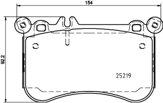 Juego de pastillas de freno 8DB 355 019-611 Hella, Imagen 4