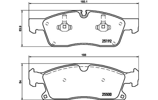 Juego de pastillas de freno 8DB 355 019-821 Hella, Imagen 4