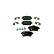 Juego de pastillas de freno 8DB 355 019-841 Hella
