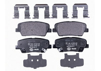 Juego de pastillas de freno 8DB 355 020-101 Hella