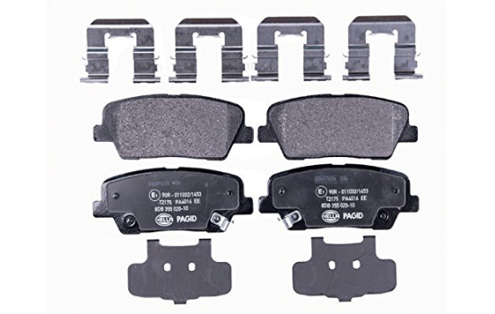 Juego de pastillas de freno 8DB 355 020-101 Hella