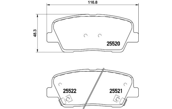Juego de pastillas de freno 8DB 355 020-101 Hella, Imagen 7