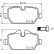 Juego de pastillas de freno 8DB 355 020-111 Hella, Miniatura 7