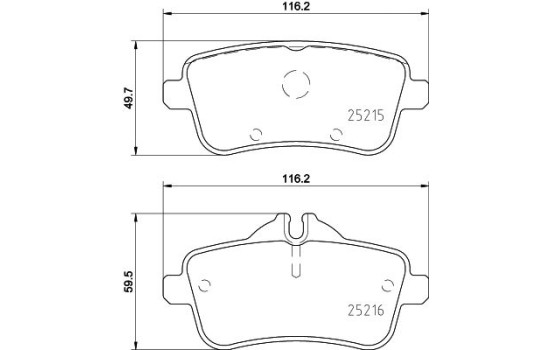 Juego de pastillas de freno 8DB 355 020-161 Hella, Imagen 7