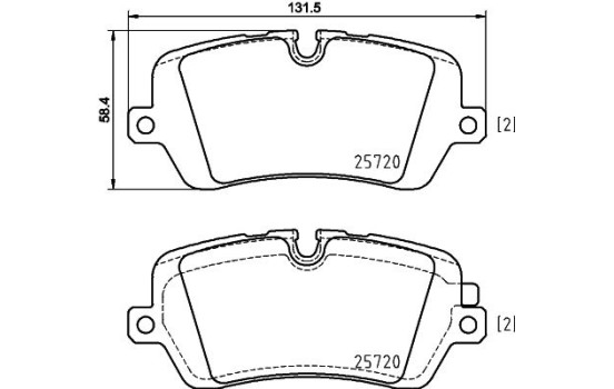 Juego de pastillas de freno 8DB 355 020-361 Hella, Imagen 7