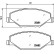 Juego de pastillas de freno 8DB 355 020-521 Hella, Miniatura 7