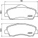 Juego de pastillas de freno 8DB 355 020-771 Hella, Miniatura 4
