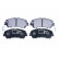 Juego de pastillas de freno 8DB 355 021-861 Hella