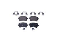 Juego de pastillas de freno 8DB 355 025-381 Hella
