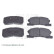 Juego de pastillas de freno ADD64228 Blue Print, Miniatura 2