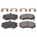 Juego de pastillas de freno ADG042103 Blue Print