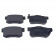 Juego de pastillas de freno ADH24247 Blue Print