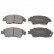 Juego de pastillas de freno ADH24251 Blue Print