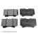 Juego de pastillas de freno ADT342117 Blue Print, Miniatura 2