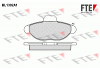Juego de pastillas de freno BL1302A1 FTE